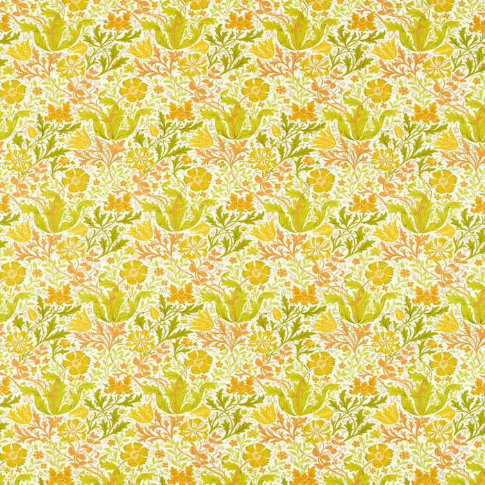 Morris & Co Compton Summer Yellow Fabric Sample MCOP226989