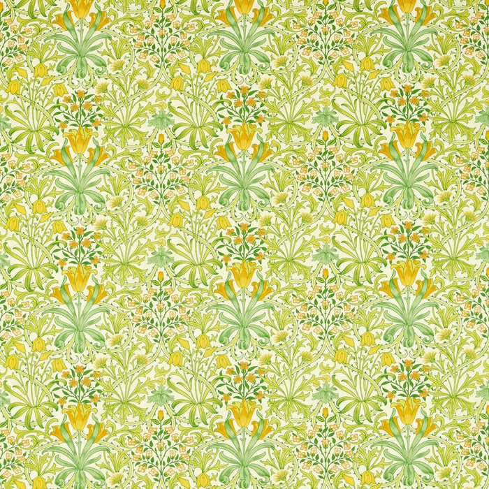 Morris & Co Woodland Weeds Sap Green Fabric Sample MCOP226990
