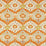 Morris & Co Merton Burnt Orange/Chartreuse Fabric Sample MCOP226994