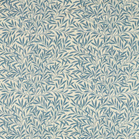 Morris & Co Emerys Willow Woad Blue Fabric MEWF227019