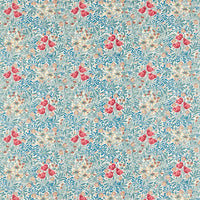Morris & Co Bower Barbed Berry/Indigo Fabric MEWF227030