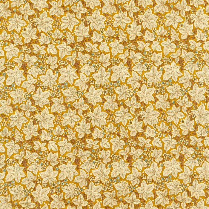 Morris & Co Bramble Sunflower Fabric Sample MFRF227236