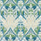 Morris & Co Helena Indigo/Forest Wallpaper MFRW217360