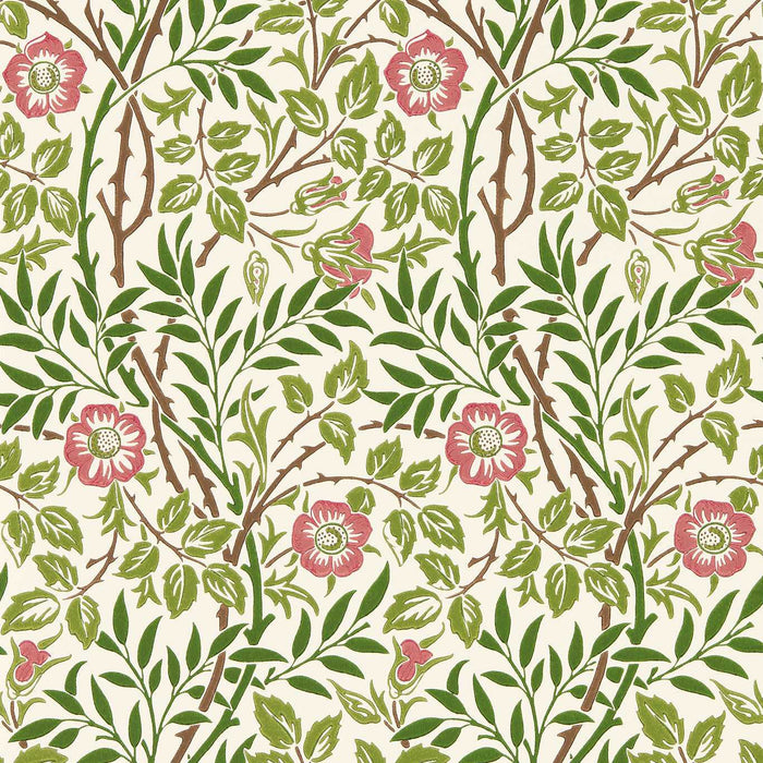 Morris & Co Sweet Briar Boughs/Rose Wallpaper MFRW217370