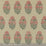 Lisa Fine Mughal Flower Grasscloth Dusty Rose Wallpaper MGFG-33