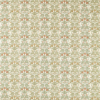 Morris & Co Oak & Blossom Chestnut/Primrose Fabric MHCB227384