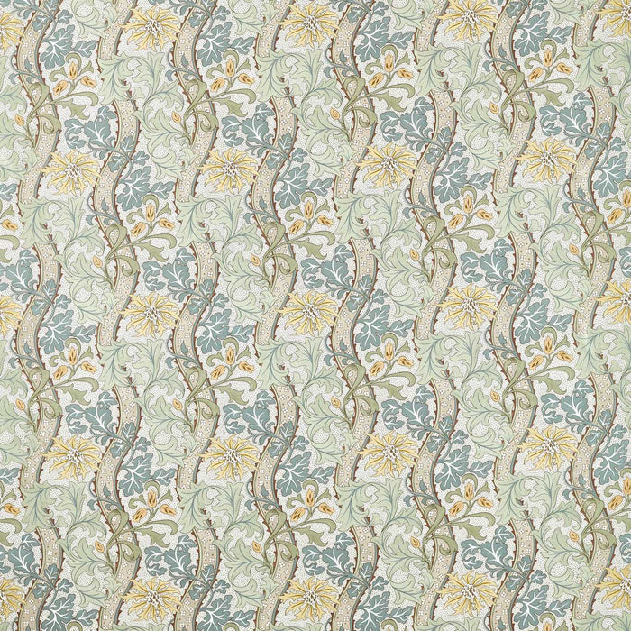 Morris & Co Cornflower Lemon/Sage Fabric Sample MHTF227357