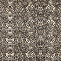 Morris & Co Daisy & Oak Ink/Graphite Fabric MHTF227369
