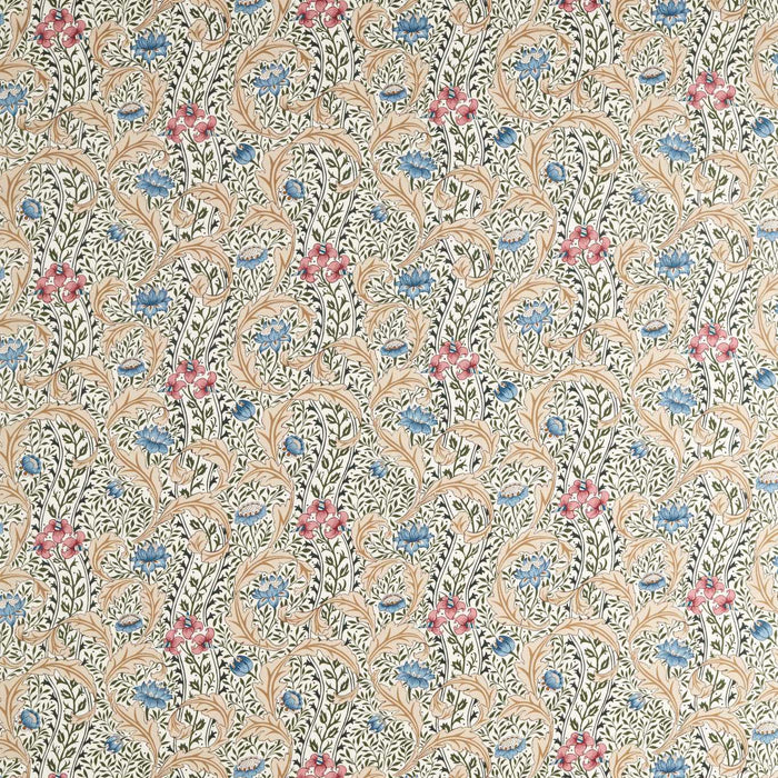 Morris & Co Wild Tulip & Vine Multi Fabric Sample MHTF227376
