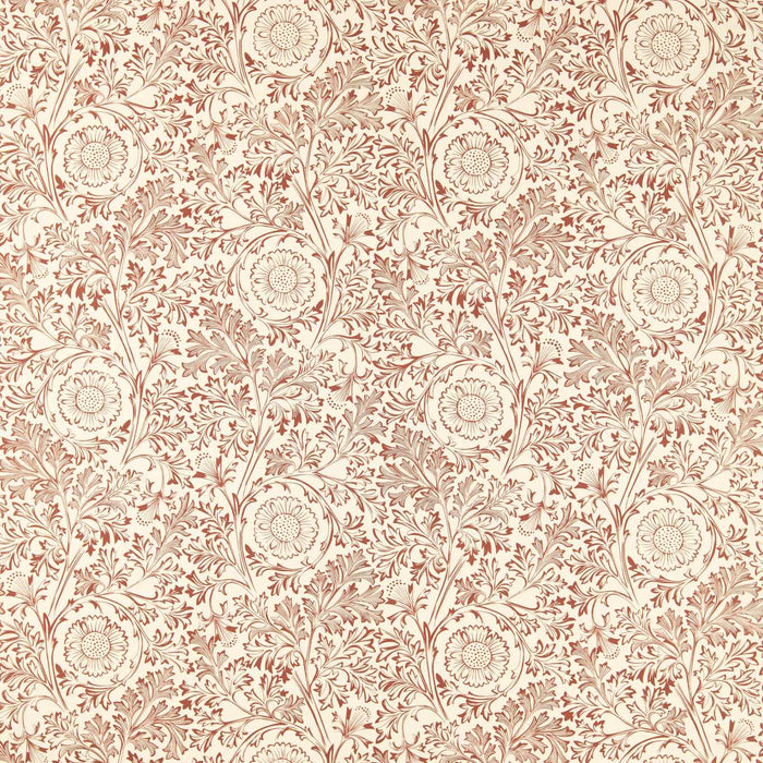 Morris & Co Chamomile Russet Fabric MHTF227387