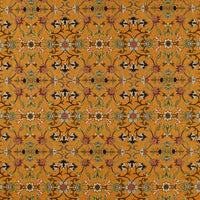 Morris & Co Persian Scroll Embroidery Ochre Fabric MHTF237658