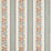 Morris & Co Bluebell & Peony Embroidery Rose/Woad Fabric MHTF237661