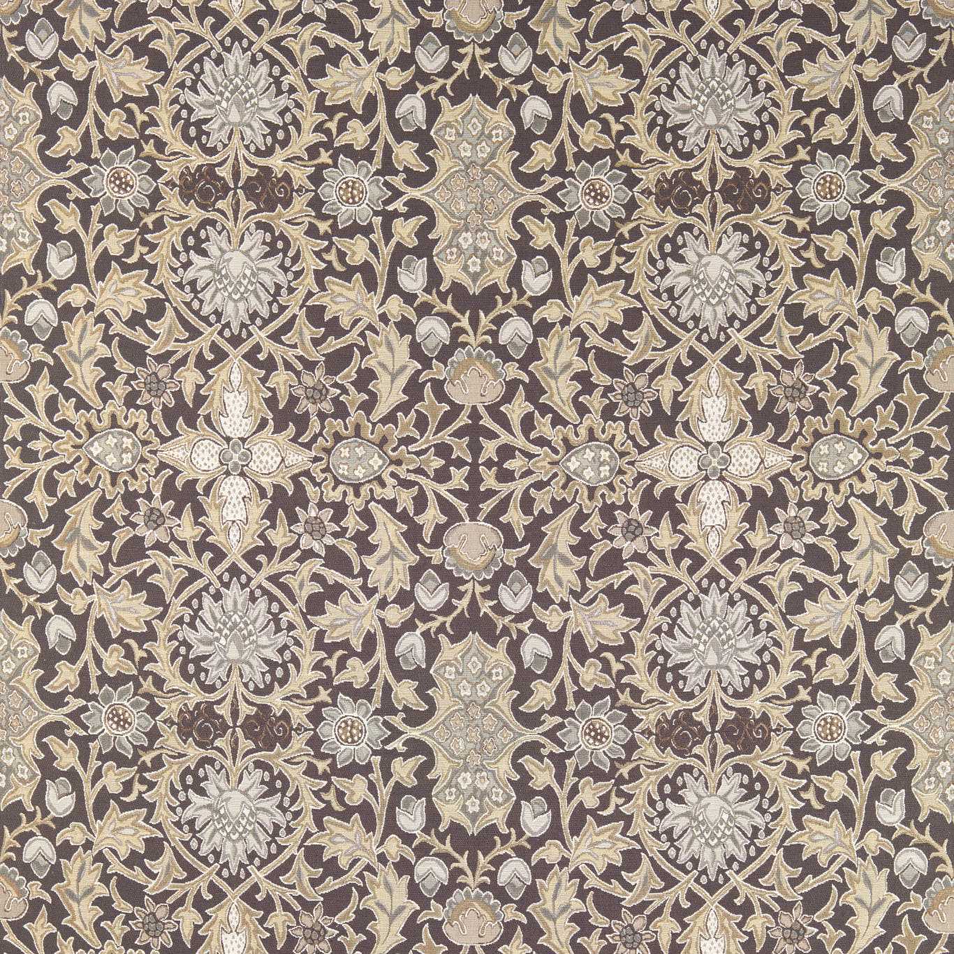 Morris & Co Wilton Weave Slate Fabric Sample MHTF237708