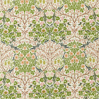 Morris & Co Blackthorn Weave Nettle/Clay Fabric MIND237557