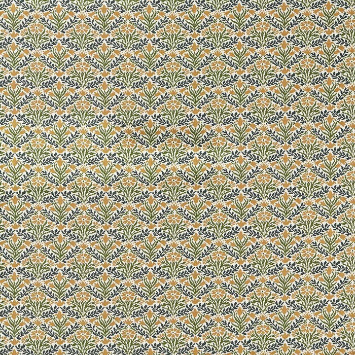 Morris & Co Bellflowers Weave Moss/Wheat Fabric Sample MIND237560