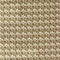 Morris & Co Wardle Weave Madder/Forest Fabric MIND237567