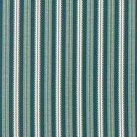 Morris & Co Hammersmith Woven Stripe Teal Fabric MIND237577
