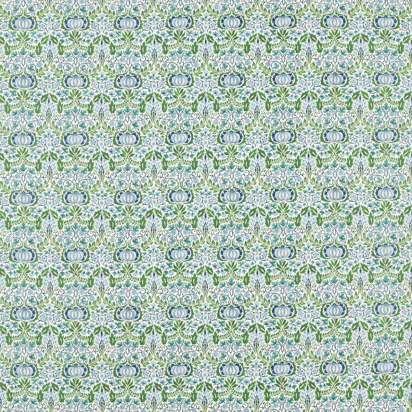 Morris & Co Little Chintz Nettle/Woad Fabric Sample MLIF227250