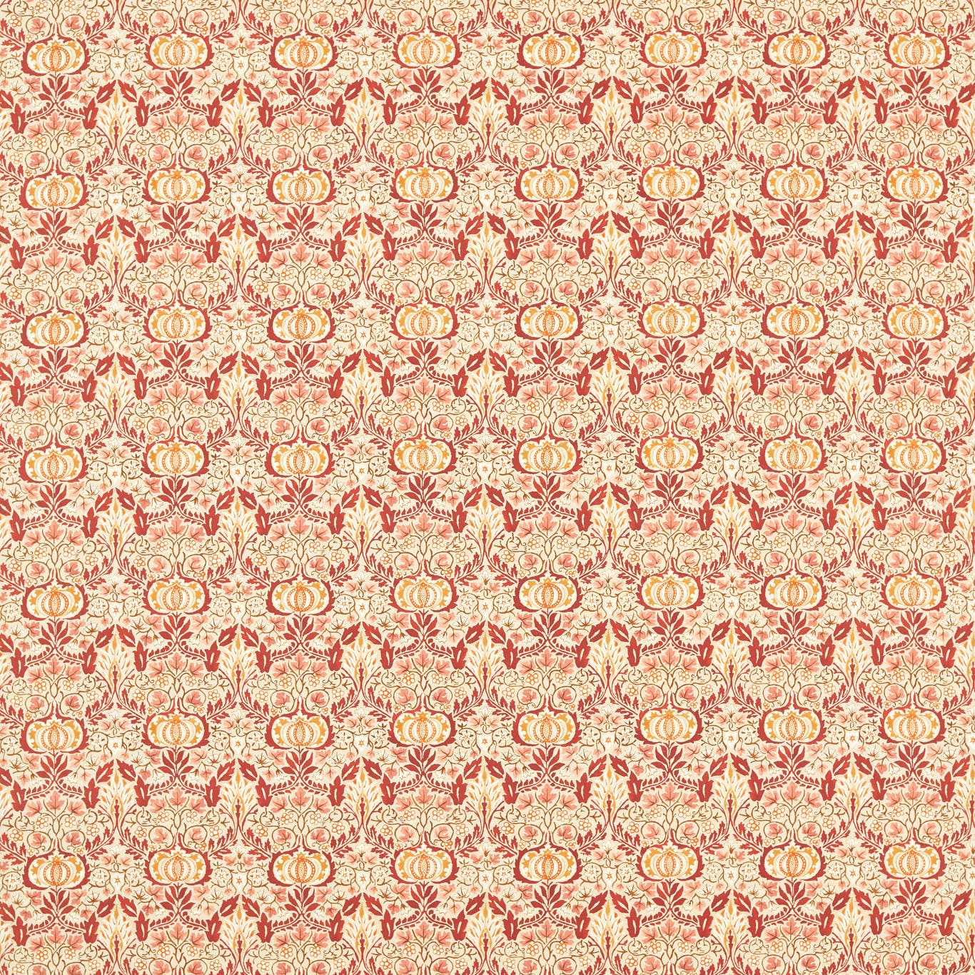 Morris & Co Little Chintz Russet Fabric Sample MLIF227251