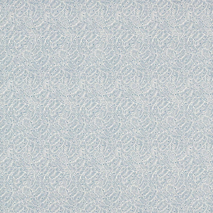 Morris & Co Yew & Aril Mineral Blue Fabric MLIF227258