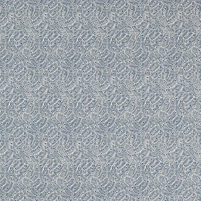 Morris & Co Yew & Aril Indigo Fabric MLIF227259