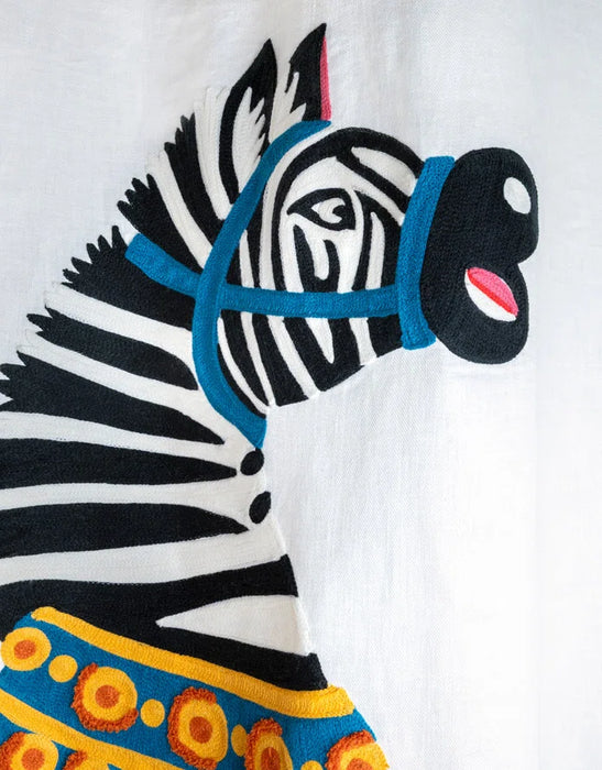 Pierre Frey Le Zebre Du Carrousel Multicolore Fabric Sample F4069001