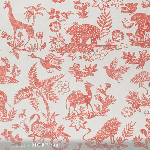 Lisa Fine Mogambo Wallpaper Seafoam Wallpaper MOBW-53