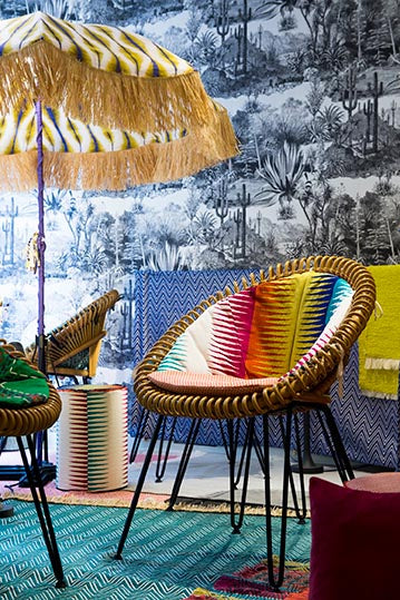 Pierre Frey Tikal Multicolore Fabric Sample F3077001