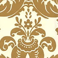 Quadrille Monty Gold Metallic Wallpaper 302166W-M
