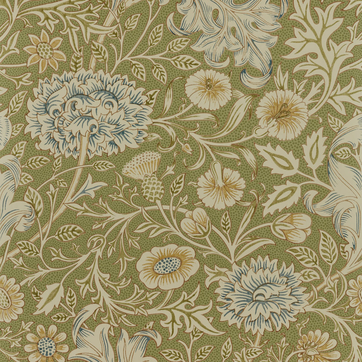 Morris & Co Double Bough Gooseberry MOW0166-01 Wallpaper | 40% Off ...