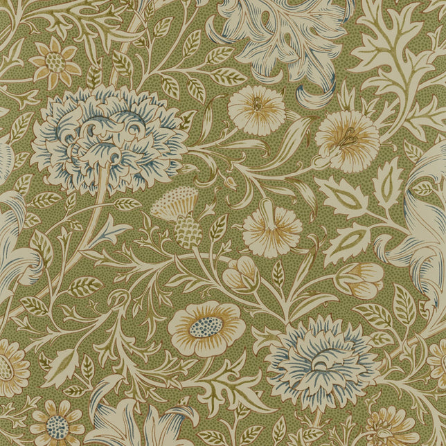 Morris & Co Double Bough Light Teal MOW0166-02 Sample | 40% Off (Samples)