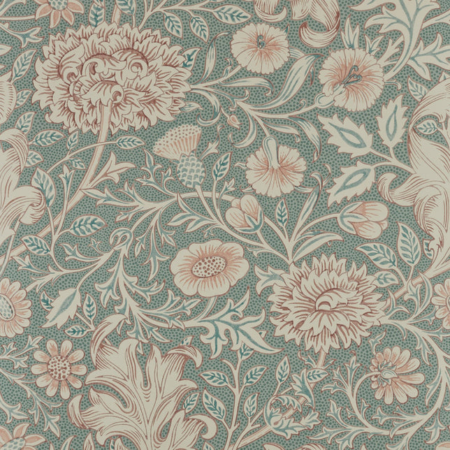 Morris & Co Double Bough Light Teal MOW0166-02 Sample | 40% Off (Samples)