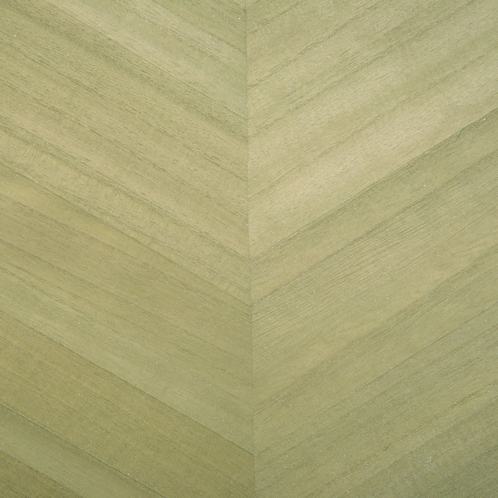 Maya Romanoff Grand Scale Ajiro Chevron Teak Luster Wallpaper Sample MR-AC2-4676-P