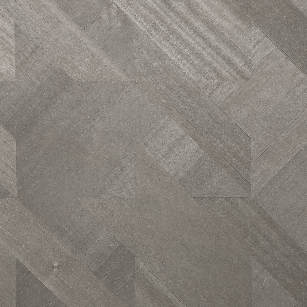 Maya Romanoff Ajiro Houndstooth Silver Birch Luster Wallpaper Sample MR-AH-4055-S