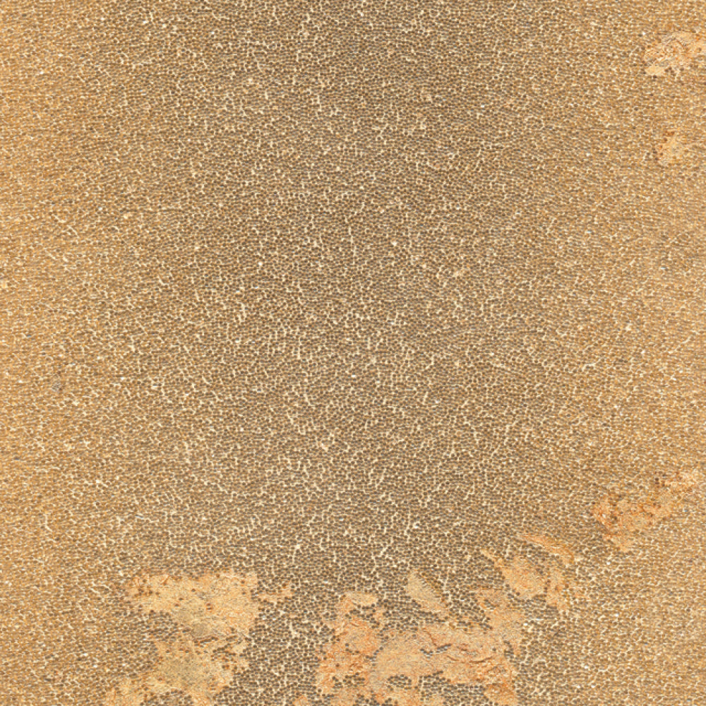 Maya Romanoff Beadazzled Leaf Golda Leaf Wallpaper Sample MR-BDL-1552-G