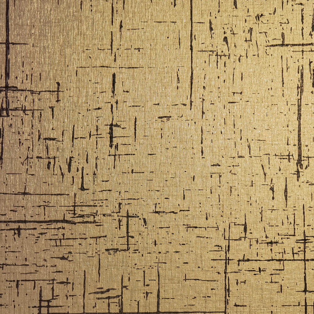 Maya Romanoff Craze Gala Gold Wallpaper Sample MR-FV-25X10-B