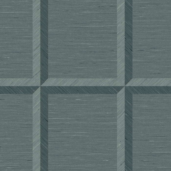 Maya Romanoff Wisping Weaves Provincetown (27 Inch) Naval Navy Wallpaper Sample MR-FV-34506-27