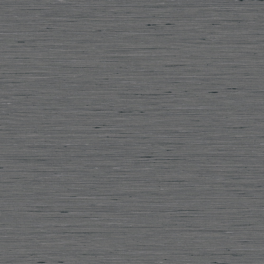 Maya Romanoff Entwine Serene Silk (54 Inch) Augusta Gunmetal Wallpaper Sample MR-FV-40X02-54