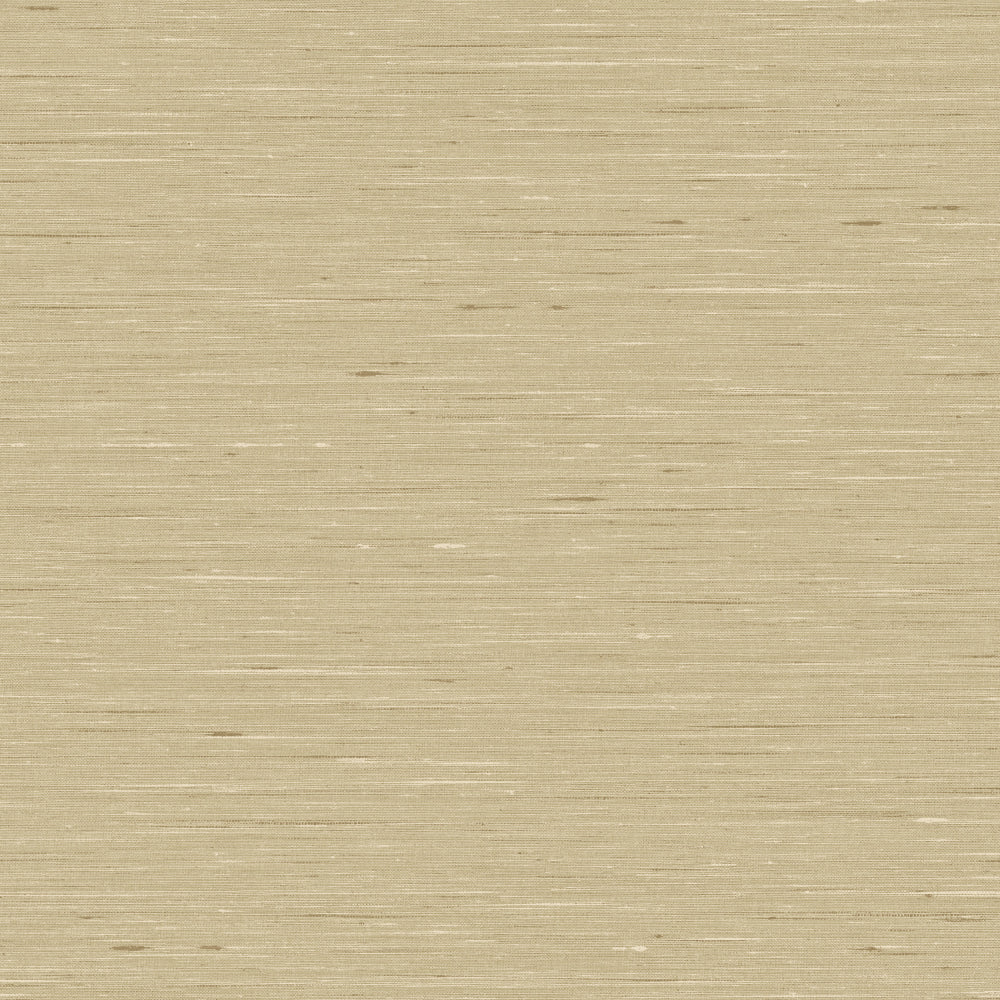 Maya Romanoff Entwine Serene Silk (54 Inch) Teton Tan Wallpaper Sample MR-FV-40X10-54