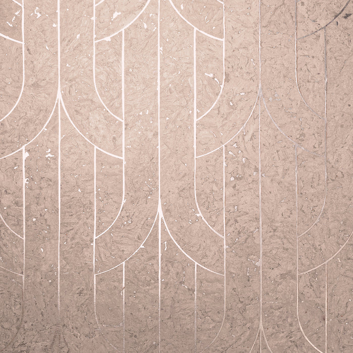 Maya Romanoff Porto Deco Rosé Reserve Wallpaper Sample MR-PD-1381