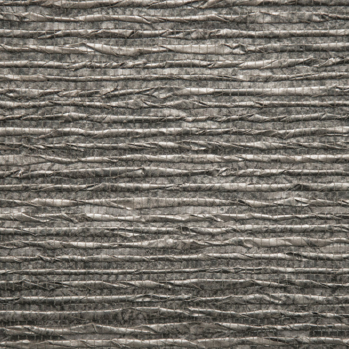 Maya Romanoff Twisted Sumatra Silver Wallpaper Sample MR-TS-1055