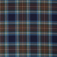 Old World Weavers Holyrood Blue & Brown Fabric MR09090001