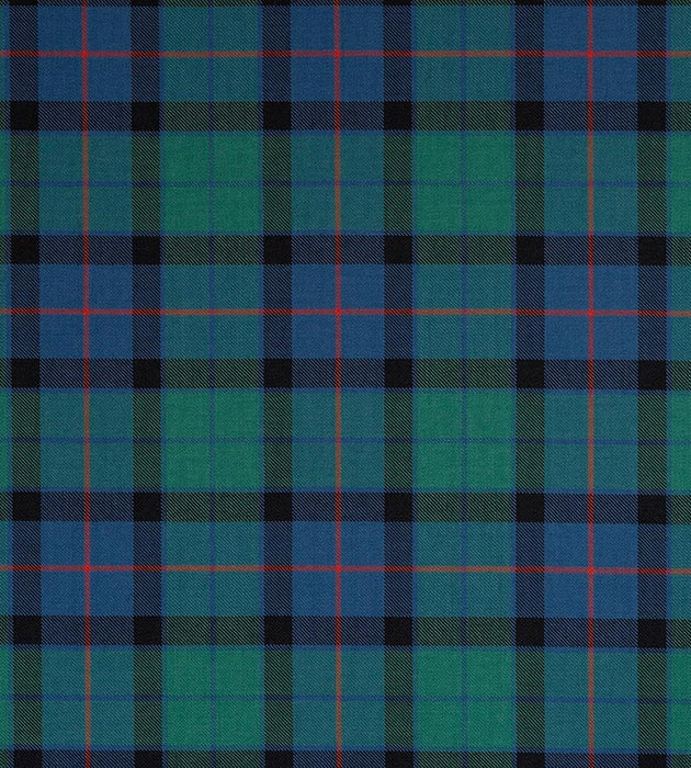 Old World Weavers Flower Of Scotland Blue & Green Fabric Sample MR08660368