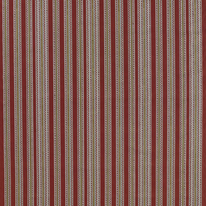 Morris & Co Bexleyheath Stripe Wine Fabric MSTR237686