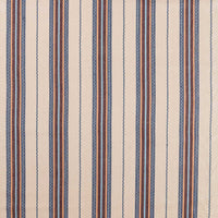 Morris & Co Lechlade Stripe Woad/Linen Fabric MSTR237688