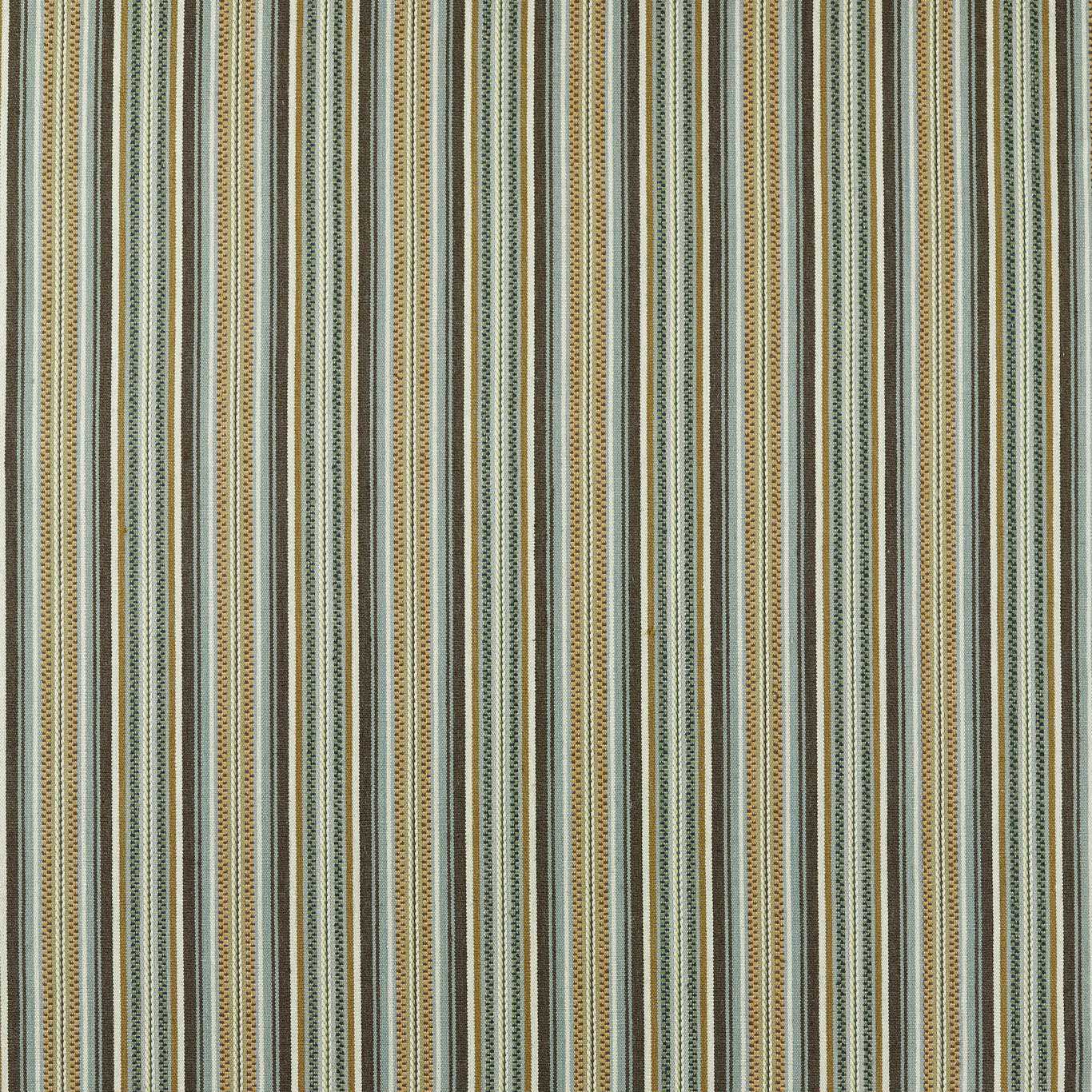 Morris & Co Woodford Stripe Teal Fabric Sample MSTR237693