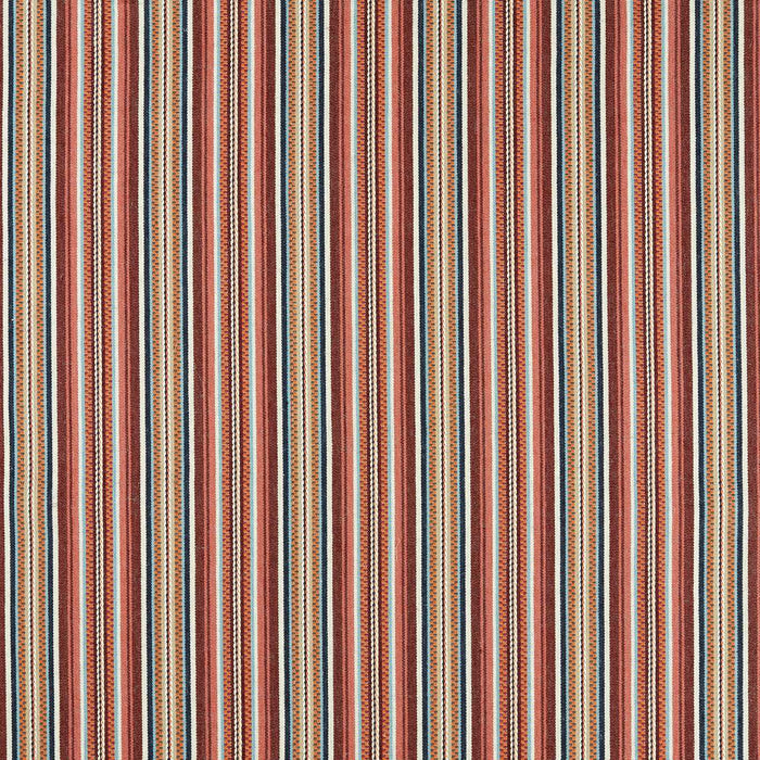 Morris & Co Woodford Stripe Mulberry Fabric Sample MSTR237694