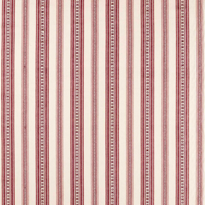 Morris & Co Dallington Stripe Mulberry Fabric Sample MSTR237701