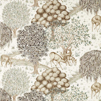 Morris & Co The Brook Ww Sage/Linen Fabric MSWW227273