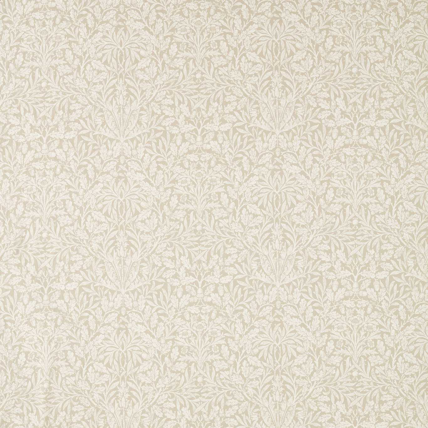 Morris & Co Pure Acorn Ww Cream Fabric Sample MSWW227278